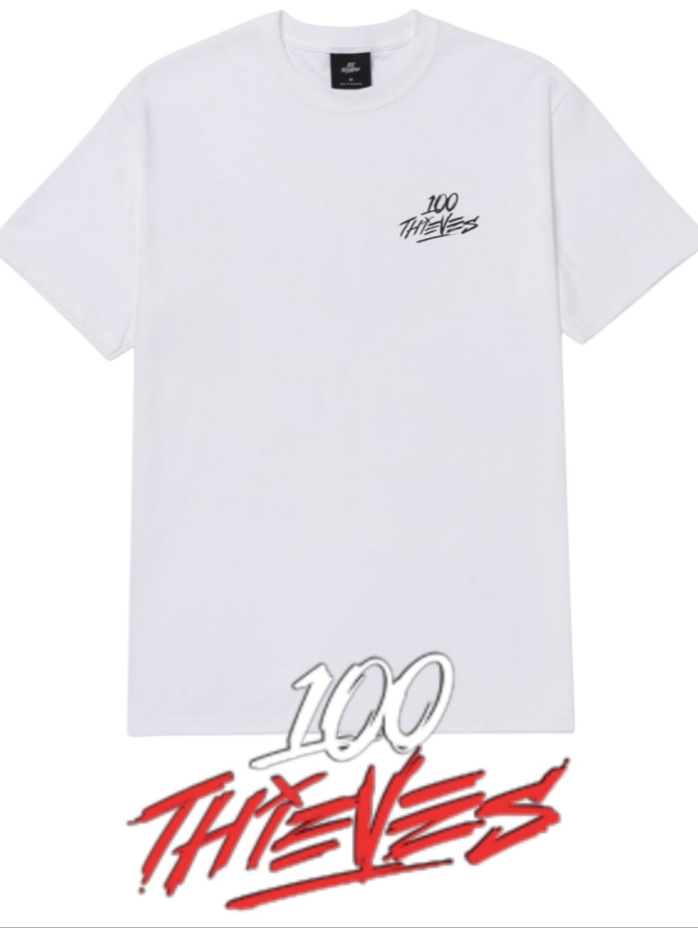 🆕️ 100 Thieves White Core Tee